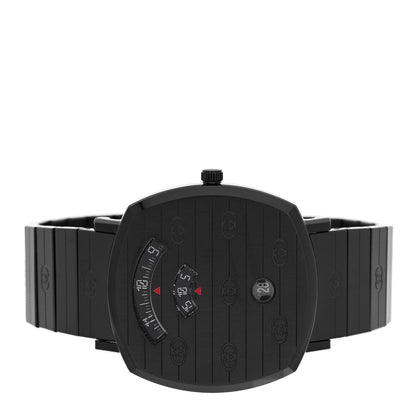 PVD Stainless Steel 38mm Grip Quartz Watch Black