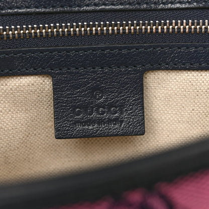 Monogram Multicolor Matelasse Diagonal Small GG Marmont Shoulder Bag Pink Blue