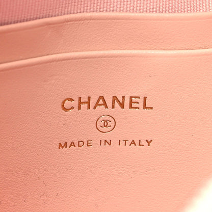 Caviar Quilted CC Mini Classic Backpack Light Pink