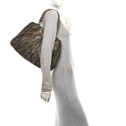 Metallic Lurex Zucca Mia Tote Bronze