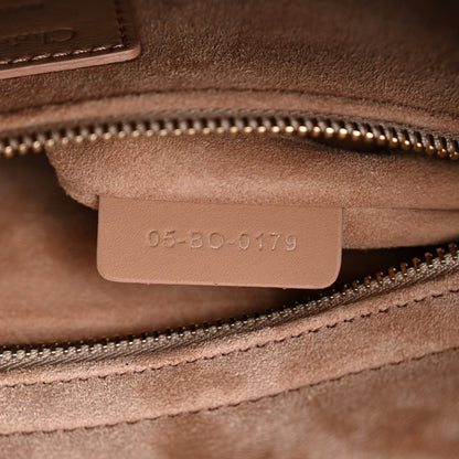 Ultra Matte Calfskin Cannage Medium Lady Dior Beige