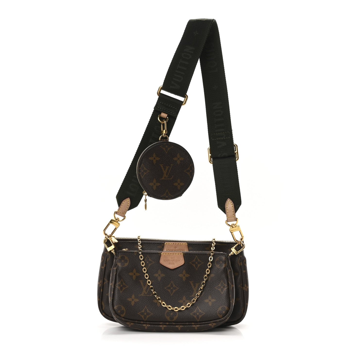 Monogram Multi Pochette Accessories Kaki