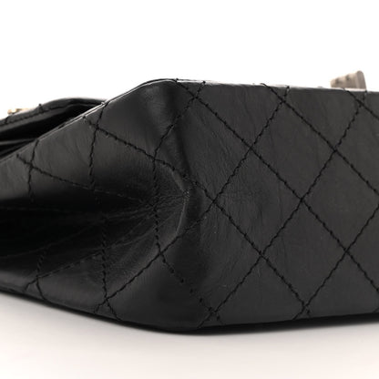 Aged Calfskin Lucky Charms 2.55 Reissue 225 Flap Black