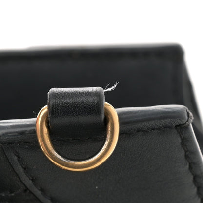 Smooth Calfskin Neo Classic Brass Hardware S City Black