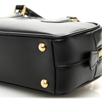 Calfskin Regular Arcadie Top Handle Bag Black