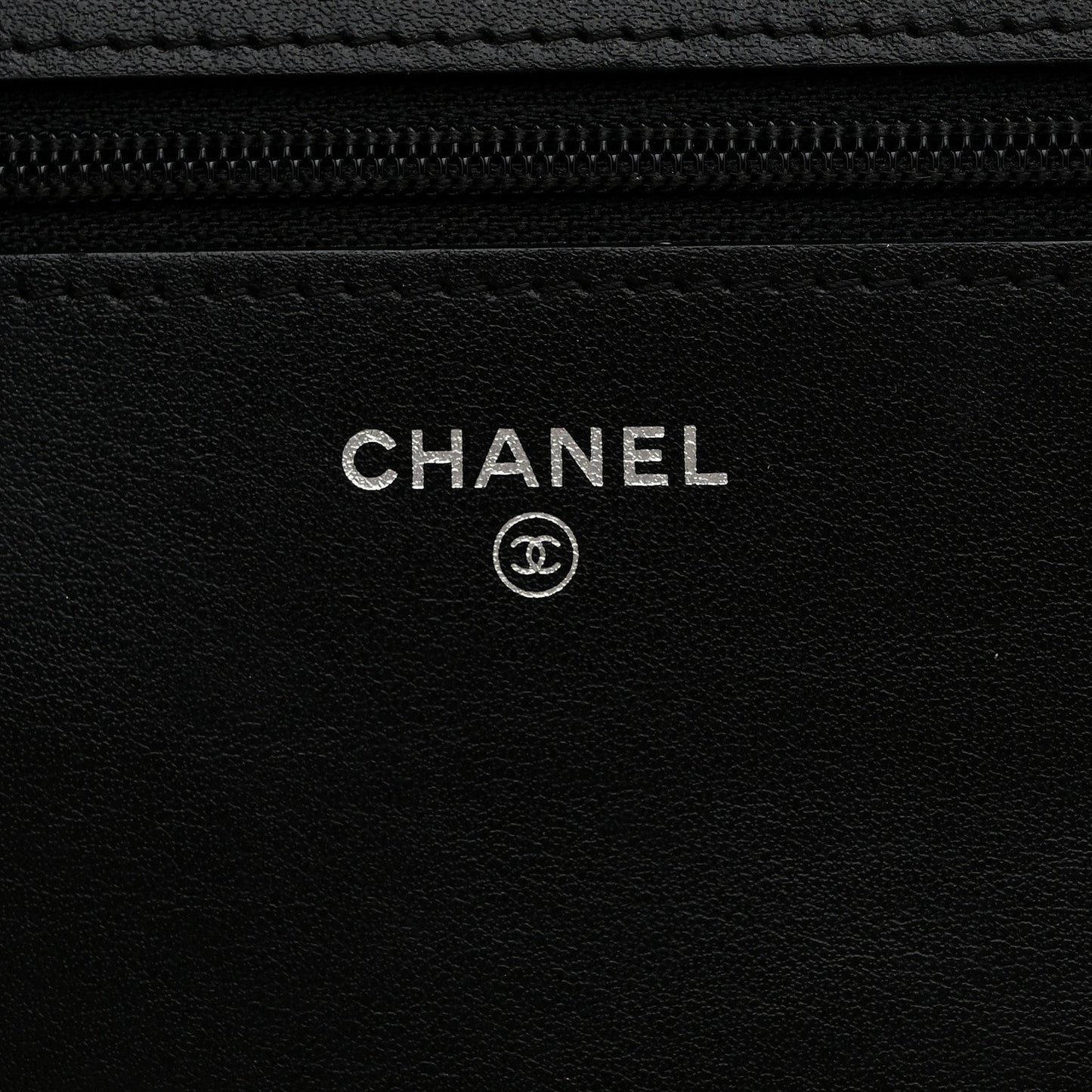 Caviar Quilted Boy Wallet On Chain WOC Black