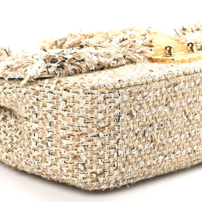 Tweed Medium Miss Dior Flap Beige