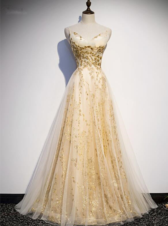 Beautiful Lace Long Prom Gowns, New Style Prom Dresses