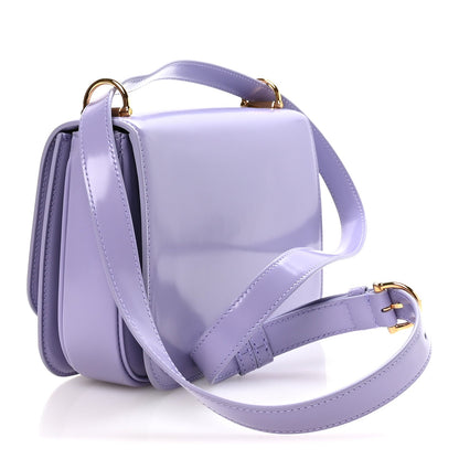 Patent Siena Small Shoulder Bag Lapis