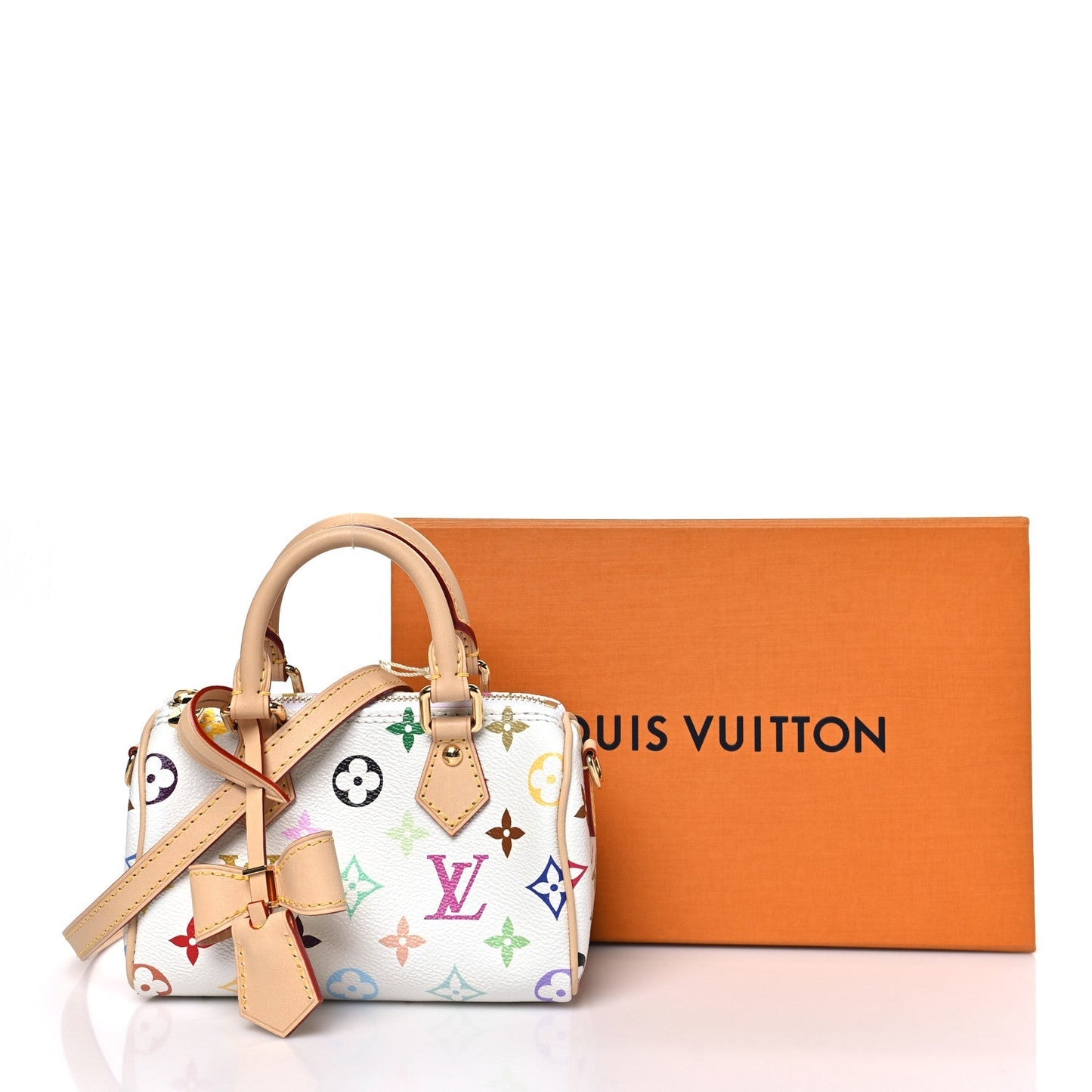 LV X TM Monogram Multicolor Nano Speedy White