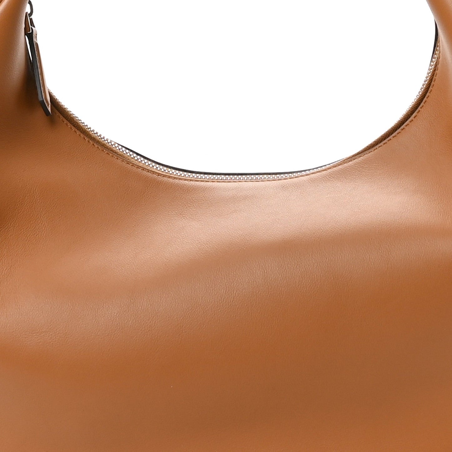 Vitello Grace Matte Medium Fendigraphy Hobo Bag Caramello