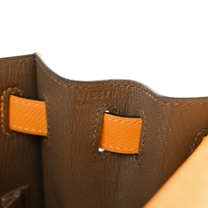 Epsom Horseshoe Kelly Sellier 28 Jaune D'or Etain