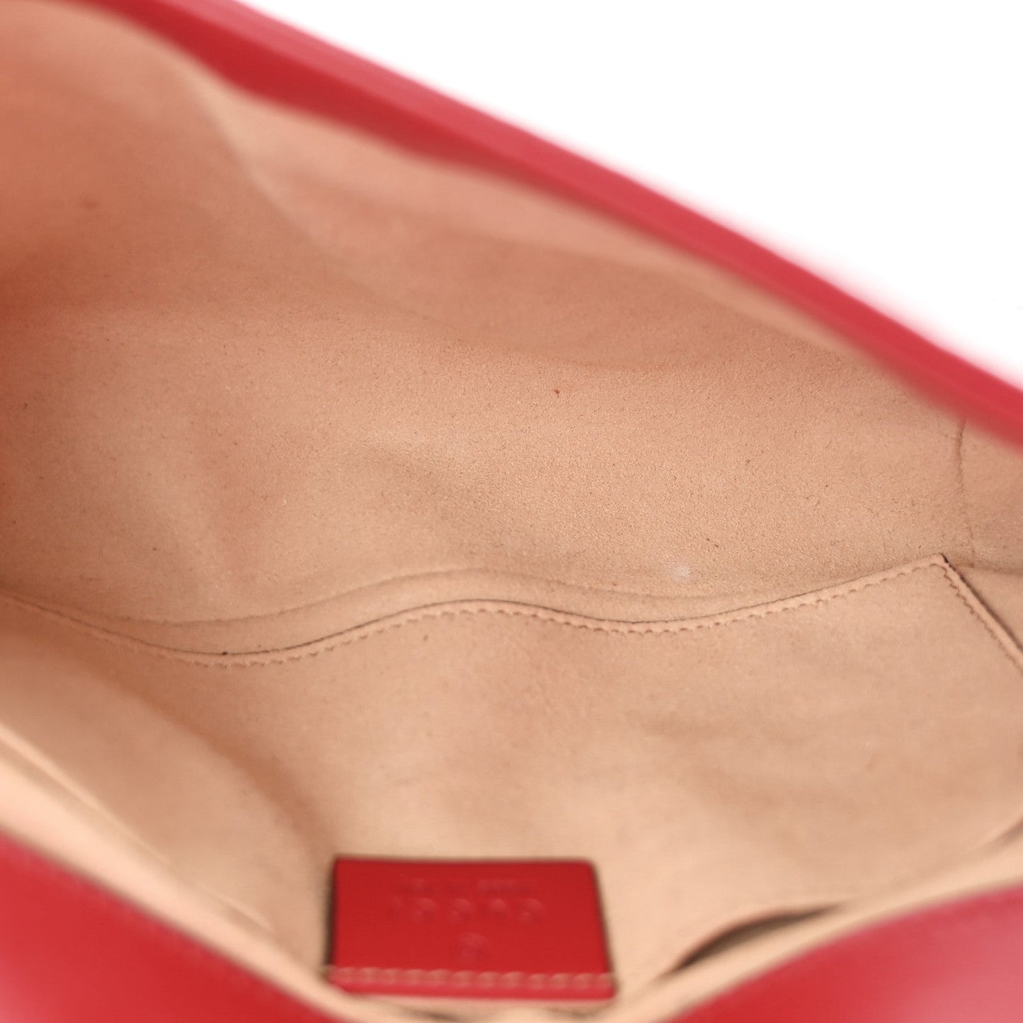 Calfskin Matelasse Mini GG Marmont Shoulder Bag Hibiscus Red