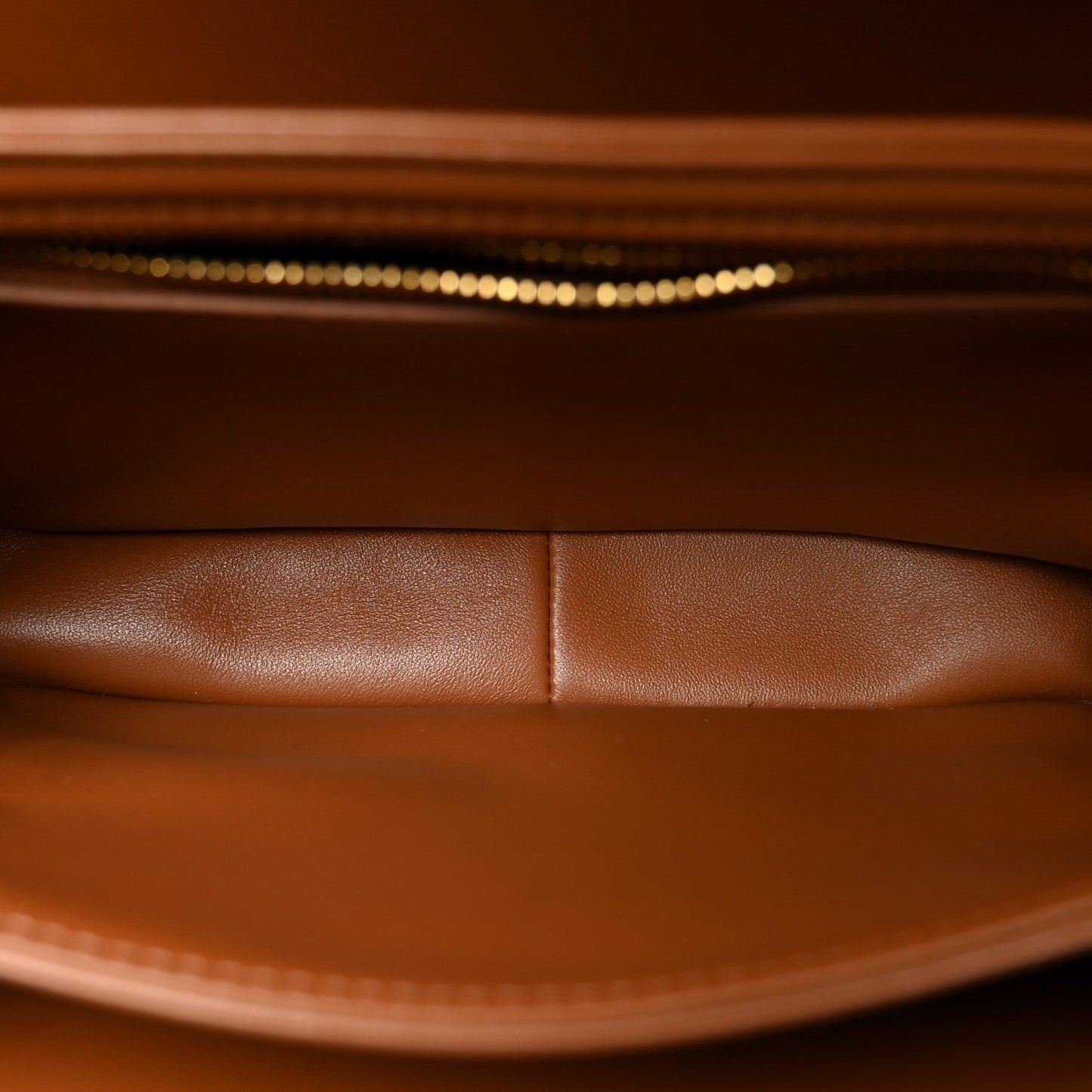 Triomphe Canvas Calfskin Medium Triomphe Bag Tan