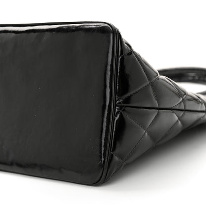 Patent Medallion Tote Black
