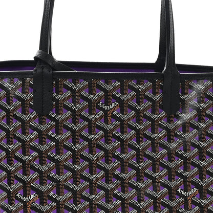 Goyardine Saint Louis Claire Voie PM Black Violet
