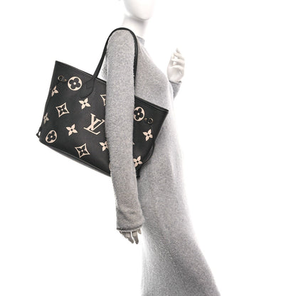 Empreinte Monogram Giant Neverfull MM Black Beige