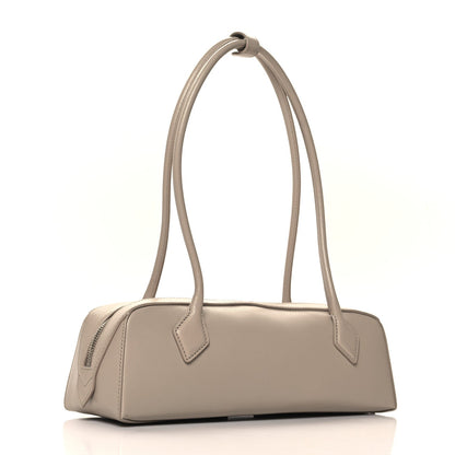 Shiny Goatskin Medium Le Teckel Bag Grege