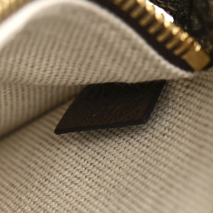 GG Supreme Monogram Textured Dollar Calfskin Blondie Belt Bag Beige Ebony New Acero
