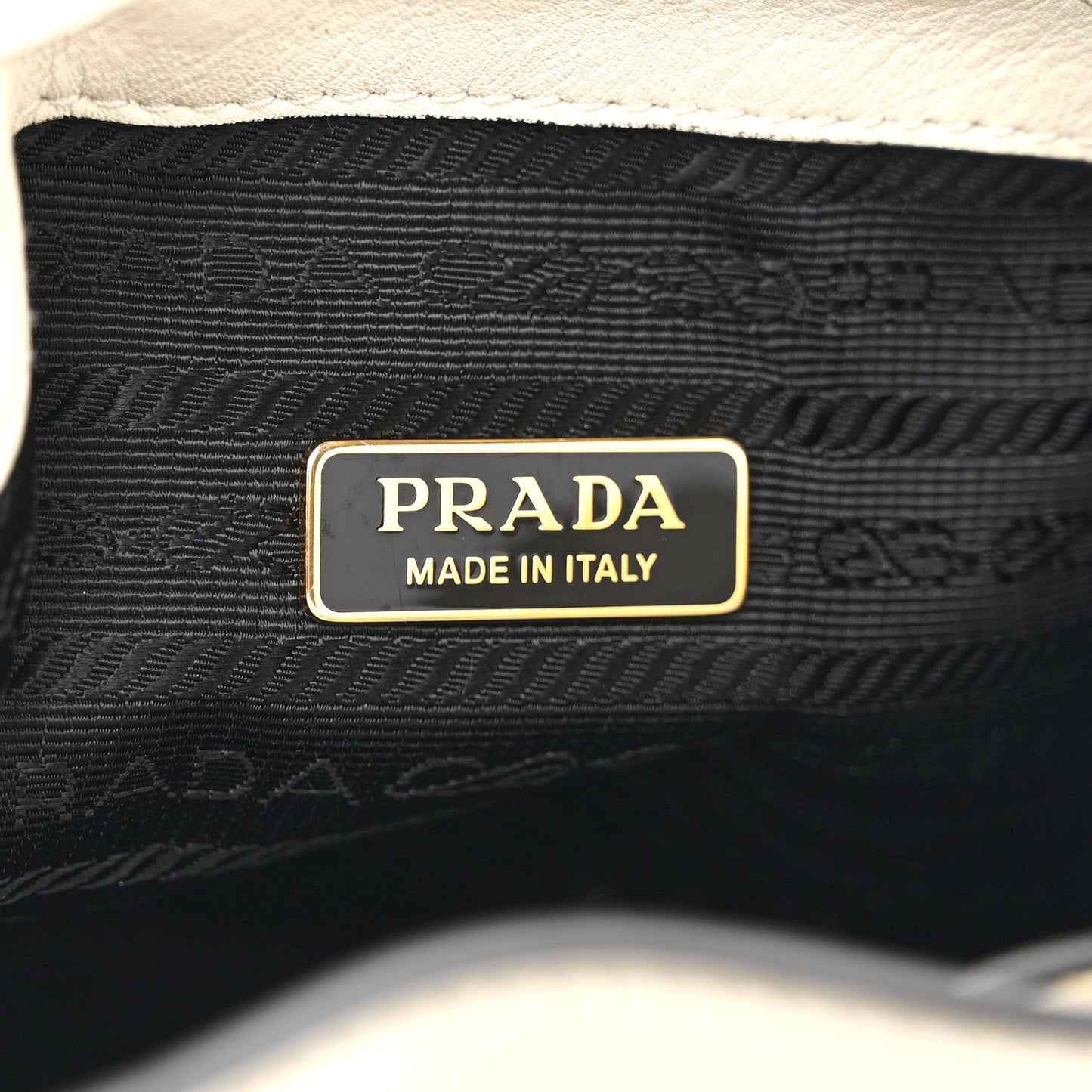 Nappa Mini Re-Edition 1978 Bucket Bag  White