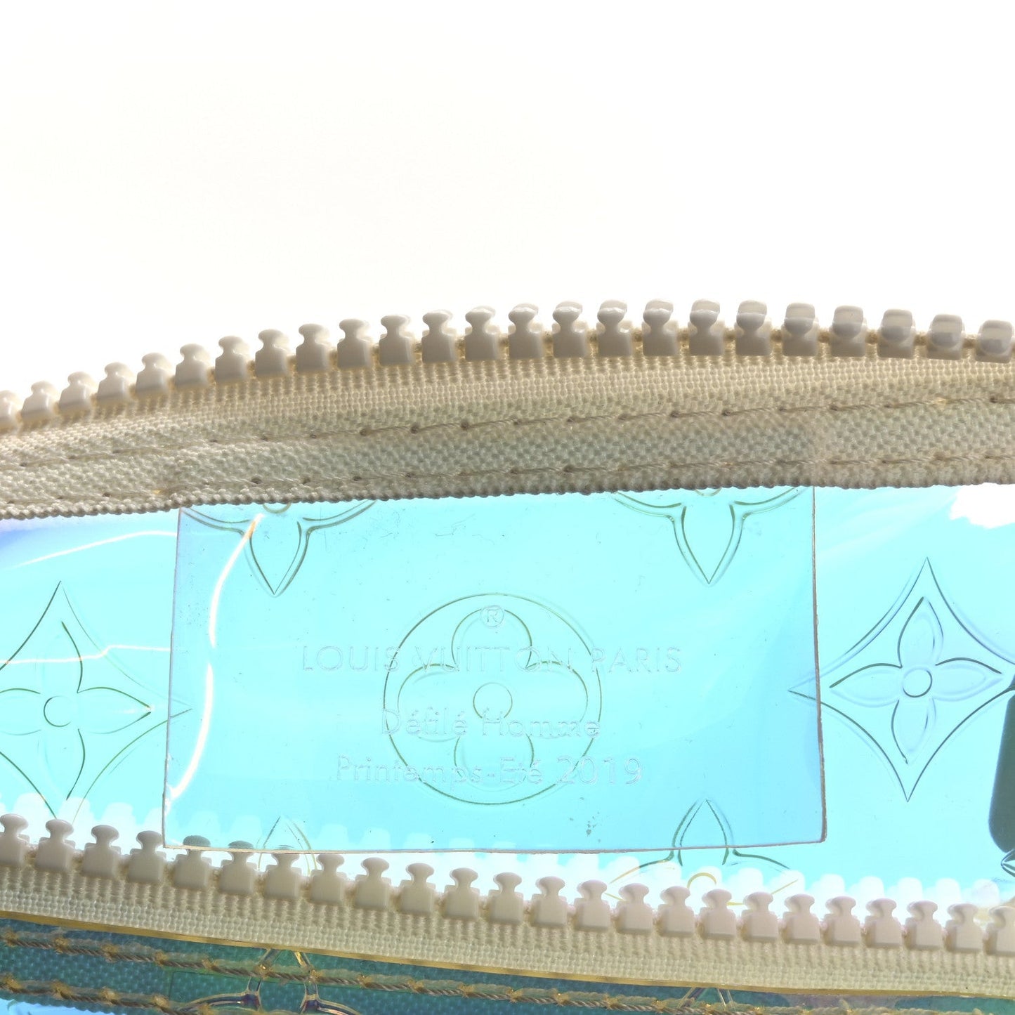 PVC Monogram Keepall Bandouliere 50 Iridescent Prism