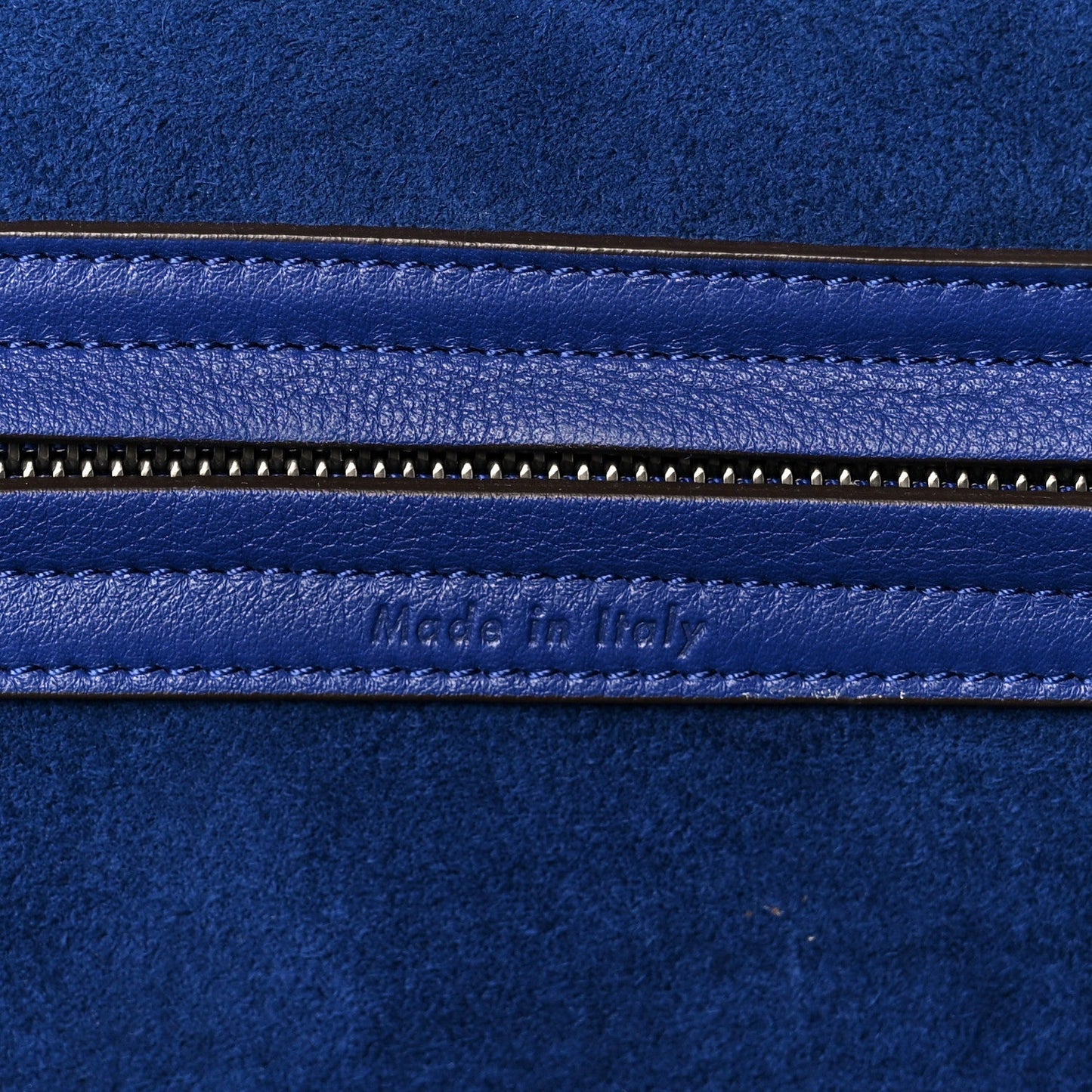 Grained Calfskin Medium Phantom Luggage Indigo