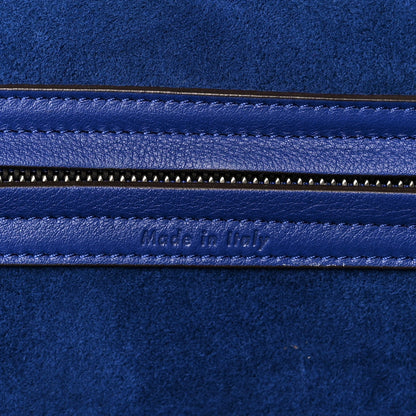 Grained Calfskin Medium Phantom Luggage Indigo