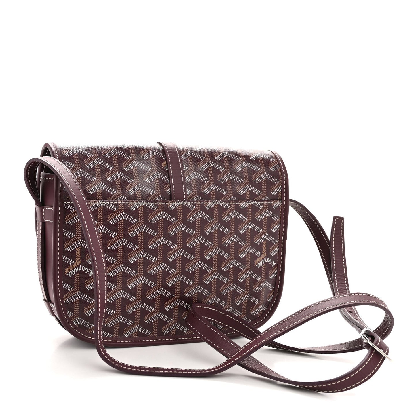 Goyardine Belvedere II PM Messenger Bag Bordeaux