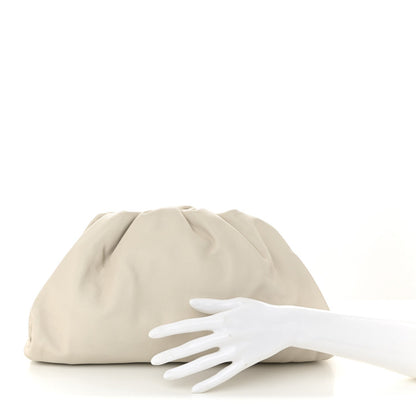 Smooth Butter Calf The Pouch Oversized Clutch Plaster