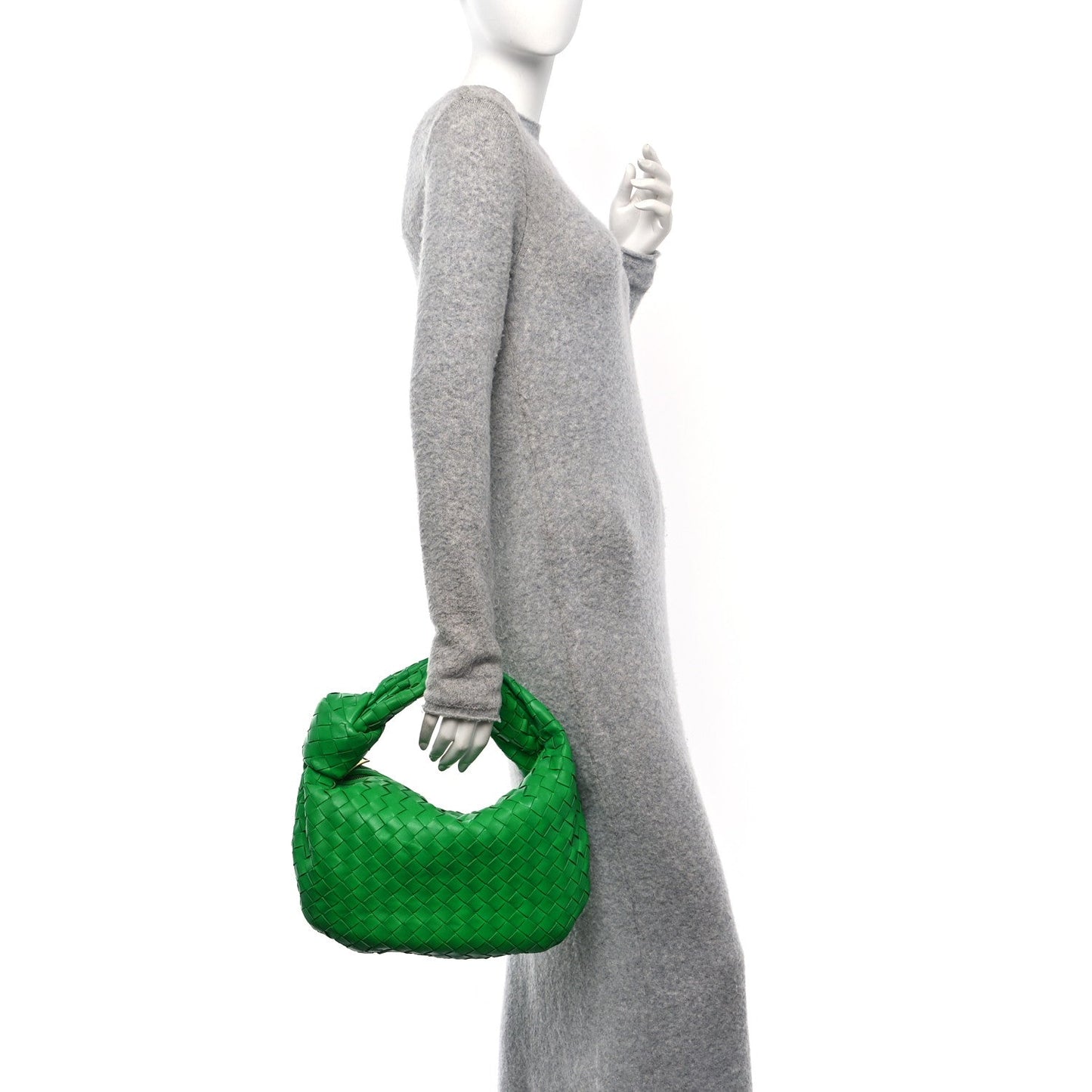 Nappa Intrecciato Teen Jodie Hobo Parakeet