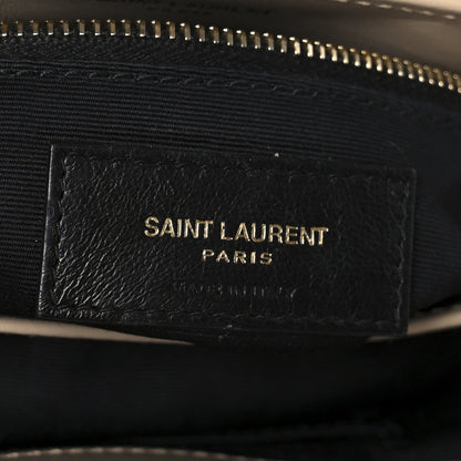 Calfskin Y Quilted Monogram Toy Loulou Crossbody Bag Dark Beige