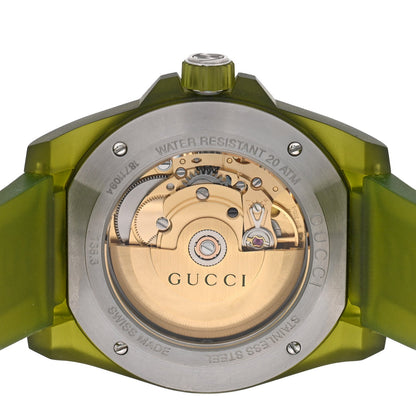 Stainless Steel Rubber 40mm Dive Quartz Watch Green