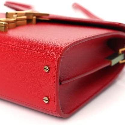 Grain de Poudre Mini Classic Monogram Cassandra Top Handle Red