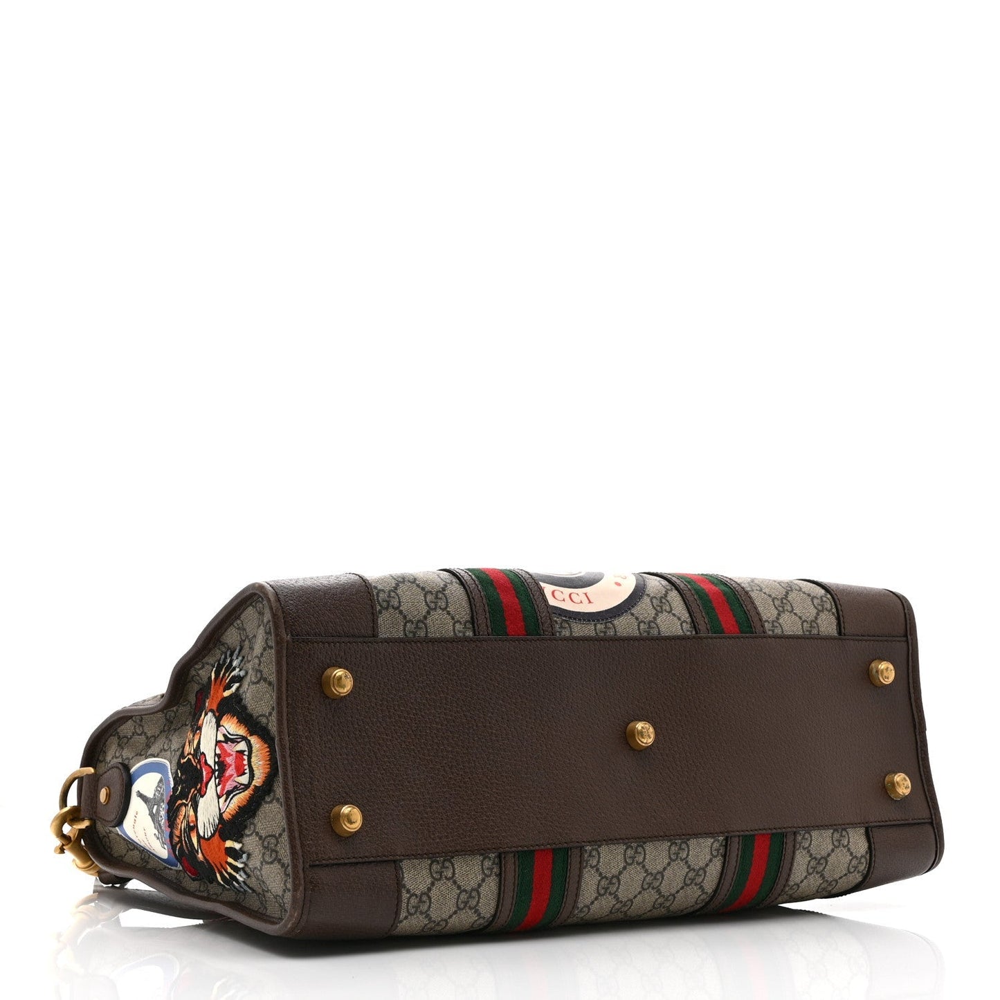 Soft GG Supreme Monogram Courrier Medium Duffle Bag Beige New Acero Multicolor