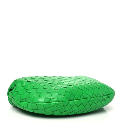Nappa Intrecciato Teen Jodie Hobo Parakeet