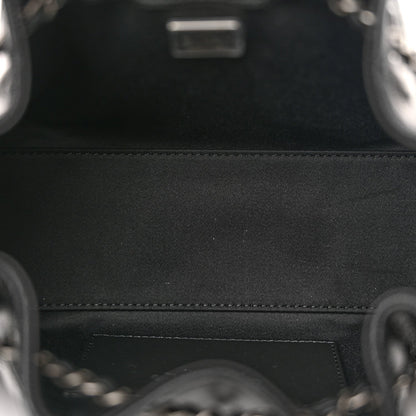 Caviar Quilted Mini Chanel 25 Handbag Black