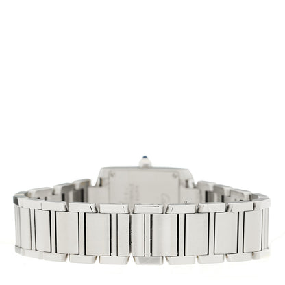 Stainless Steel 20mm Tank Francaise Quartz Watch