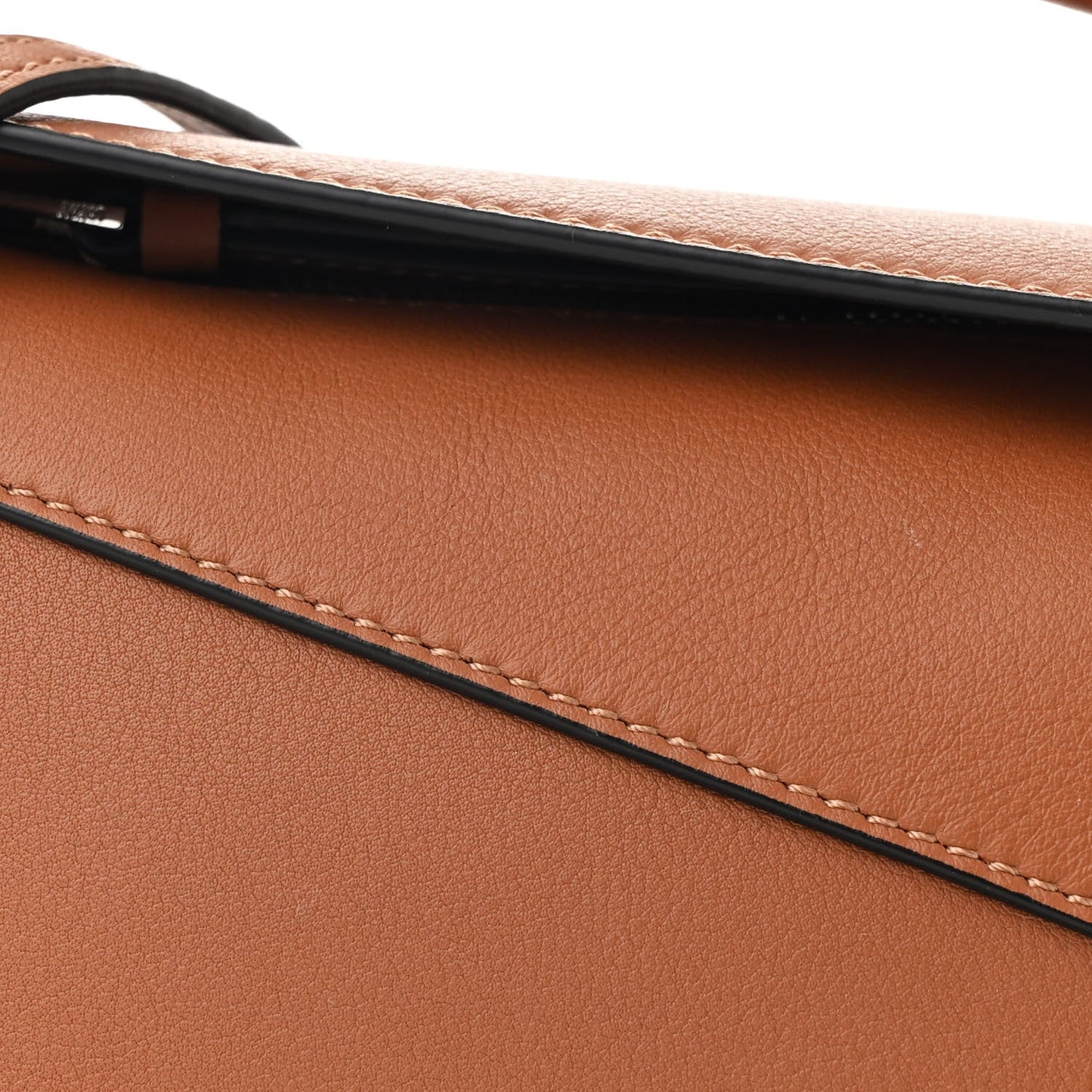 Calfskin Mini Puzzle Edge Bag Tan