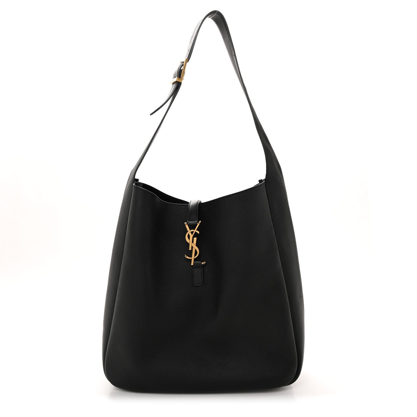 Smooth Calfskin Large Le 5 A 7 Soft Hobo Black