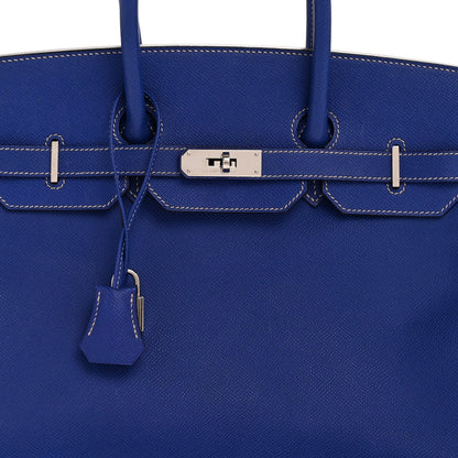 Epsom Candy Birkin 35 Bleu Electrique Mykonos