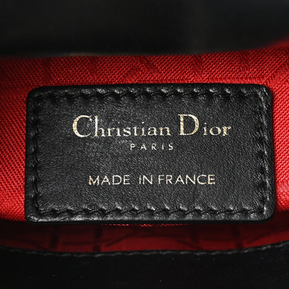 Lambskin Cannage Mini Lady Dior Black