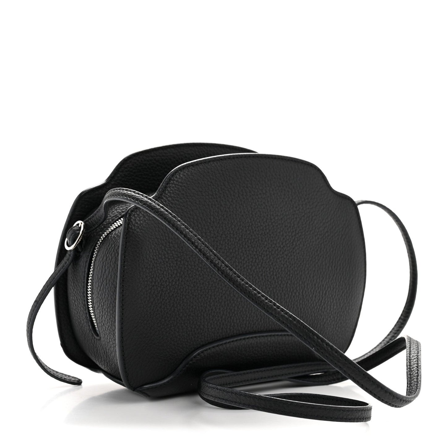 Grained Calfskin Sesia Crossbody Black