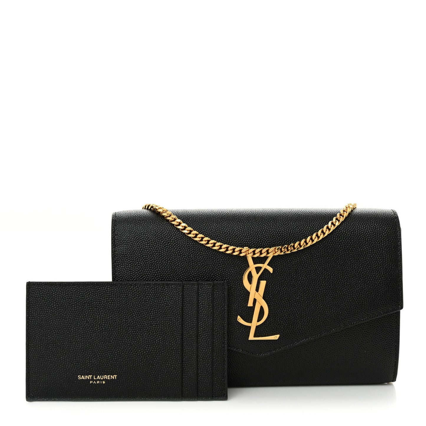 Grain De Poudre Uptown Chain Wallet Black