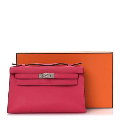 Swift Kelly Pochette Clutch Rose Extreme