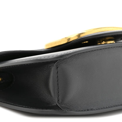 Calfskin Vlogo Small Loco Shoulder Bag Black