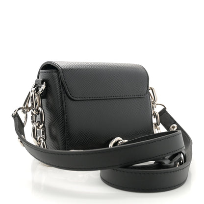 Epi Twist Lock Shoulder Bag XL Black