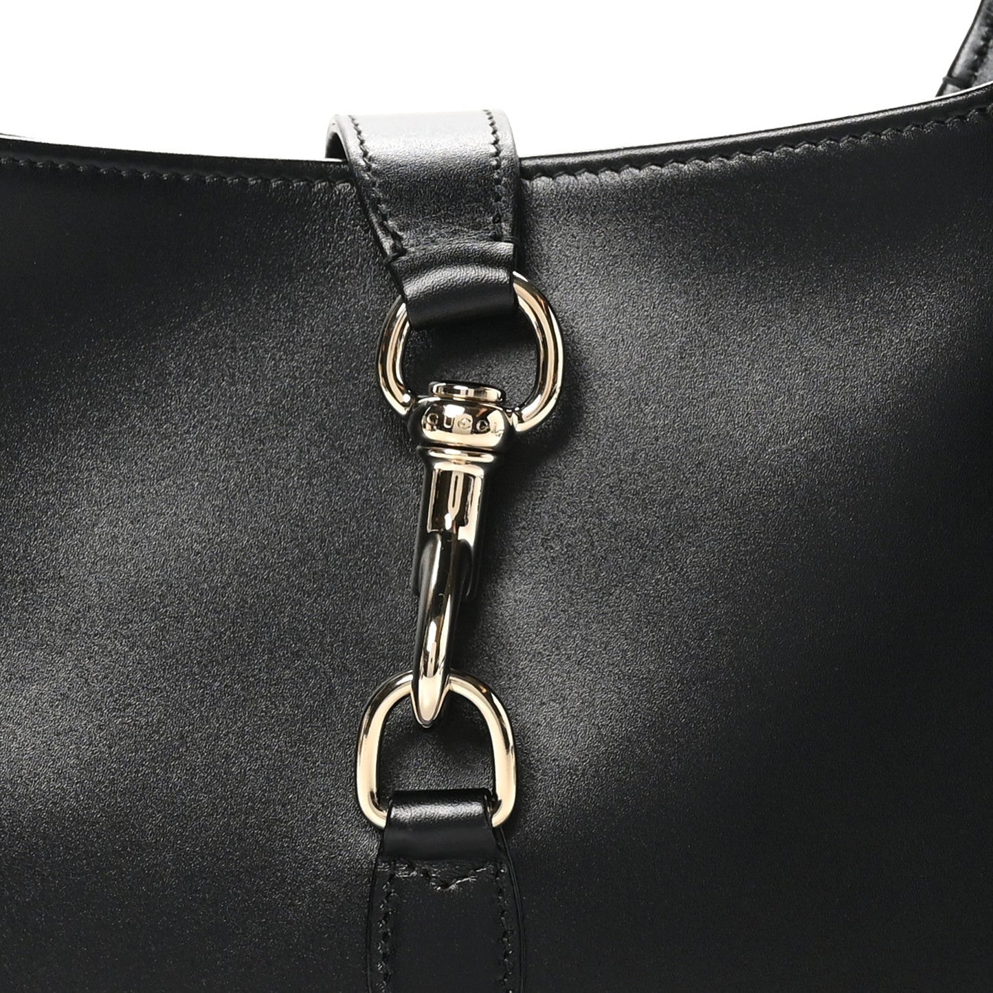 Boarded Dyana Lux Calfskin Small Jackie 1961 Hobo Black