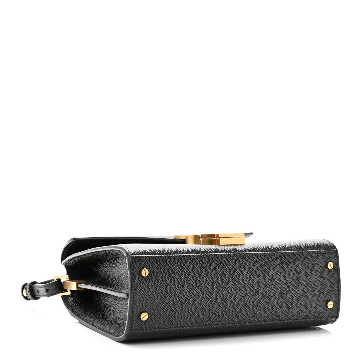 Grain De Poudre Mini Classic Monogram Cassandra Top Handle Black