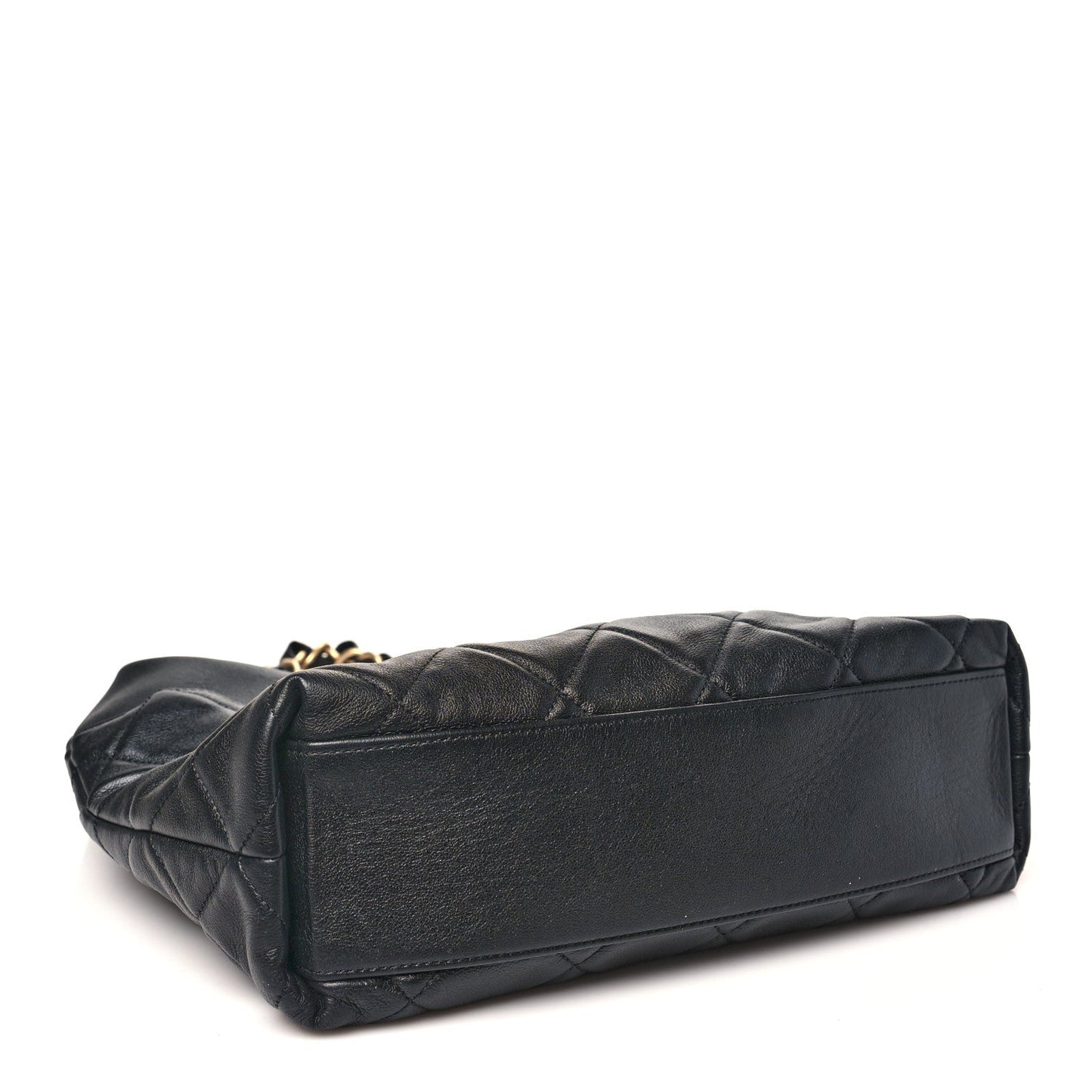 Calfskin Quilted Close To Me Hobo Black