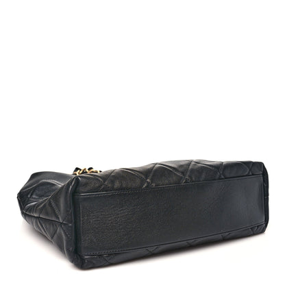 Calfskin Quilted Close To Me Hobo Black